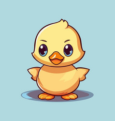 Yellow Duck Cartoon Character