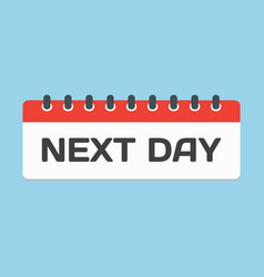 Countdown Daily Calendar Icon - Next Day One Day