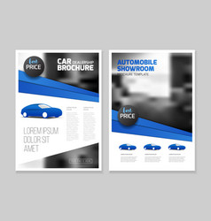 Car Dealership Brochure Automobile Showroom