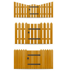 Wooden Fence With Wicket Door