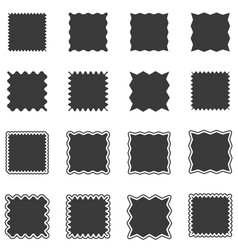 Big Set Of Squares Stickers Icons