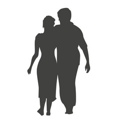 Couple Walking Silhouette 5