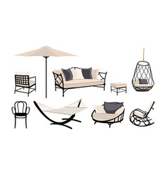 Set Of Outdoor Garden Patio Furniture