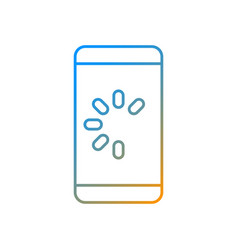 Slow Phone Gradient Linear Icon