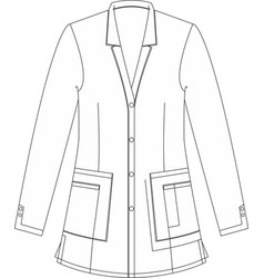 Women Stylish Media Lab Coat