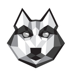 Husky Face Lineart For Print Or Logo