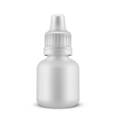 White Plastic Dropper Bottle Mockup