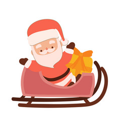 Santa Claus In Sled