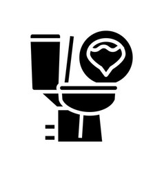 Urine Diabetes Symptom Glyph Icon