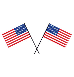 American Crossed Flags