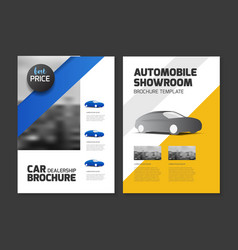 Car Dealership Brochure Automobile Showroom