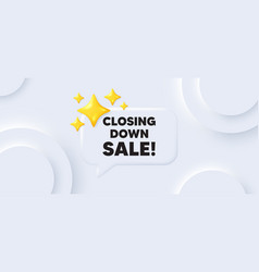 Closing Down Sale Special Offer Price Sign