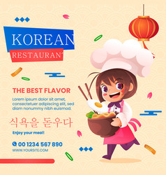 Gradient Korean Restaurant Posts