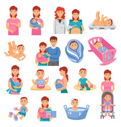 Parents Icons Set