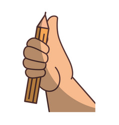 Hand Picking Up A Pencil