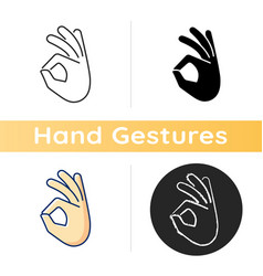 Okay Gesture Icon