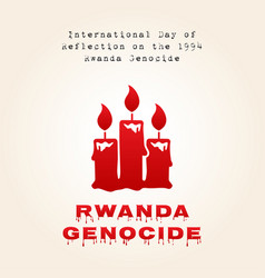 Candle Rwanda Genocide