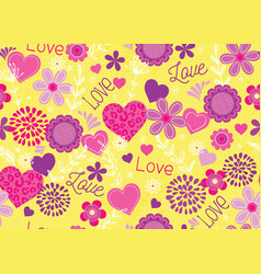 Bright Tween Floral Seamless Pattern