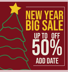 New Year Big Sale Flyer Poster Design