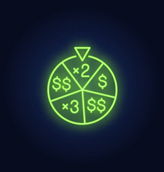 Round Roulette Neon Sign