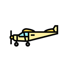 Tricycle Gear Airplane Aircraft Color Icon