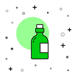 Filled Outline Alcohol Drink Rum Bottle Icon