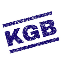 Scratched Textured Kgb Stamp Seal