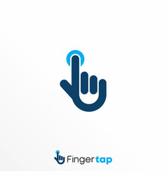 Hand Free Stock Logo Touch Abstract Design