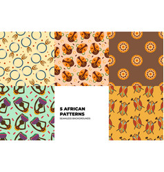 African Motif Pattern Set