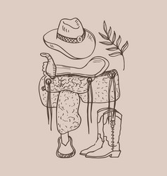 Cowboy Western Wild West Concept