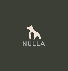 Abstract Dog And Cat Logo Universal Shelter Pet