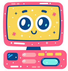 Glitzy Retro Computer Sticker Set