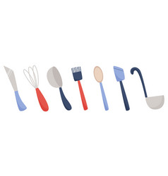 Hand Drawn Set Of Kitchen Items