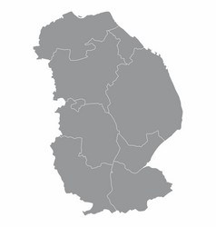 Lincolnshire County Administrative Map