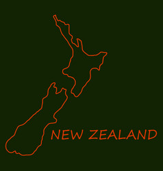 Pop Art Map Of Newzealand