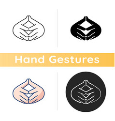 Steeple Hand Gesture Icon