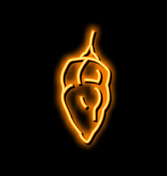 Ghost Pepper Neon Glow Icon