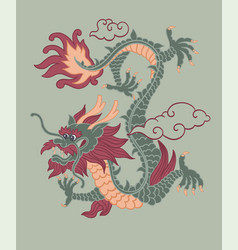 Chinese Folklore Creature Dragon Beast With Claws