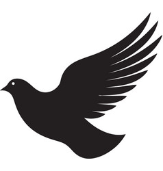 Gracefulglidegraffix Sleek Dove Emblem