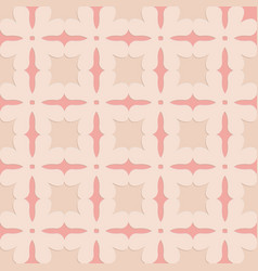 Pink Beige Embossed Pattern In Arabic Style