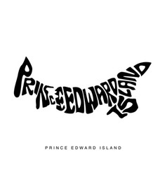 Prince Edward Island Map Art