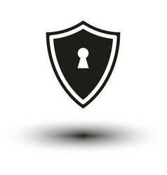 Secure Shield Icon Lock Symbol Privacy