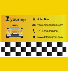 Taxi Business Card Template