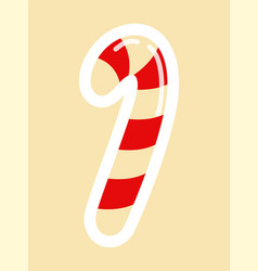 Christmas Candy Stick Icon