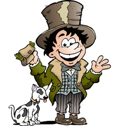 Cartoon A Happy Oliver Twist