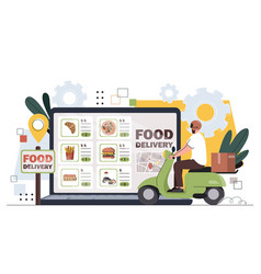 Food Delivery Service Concept