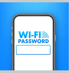 Free Wifi Password Symbol Sign Stock