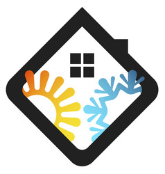 Heating And Ventilation In The House Symbol