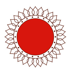 Ethnic Red Mandala