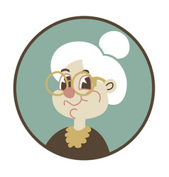 Grandmother Avatar Or Picture Family Tree Icon